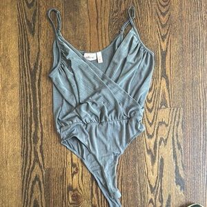Elegant Gray Bodysuit
